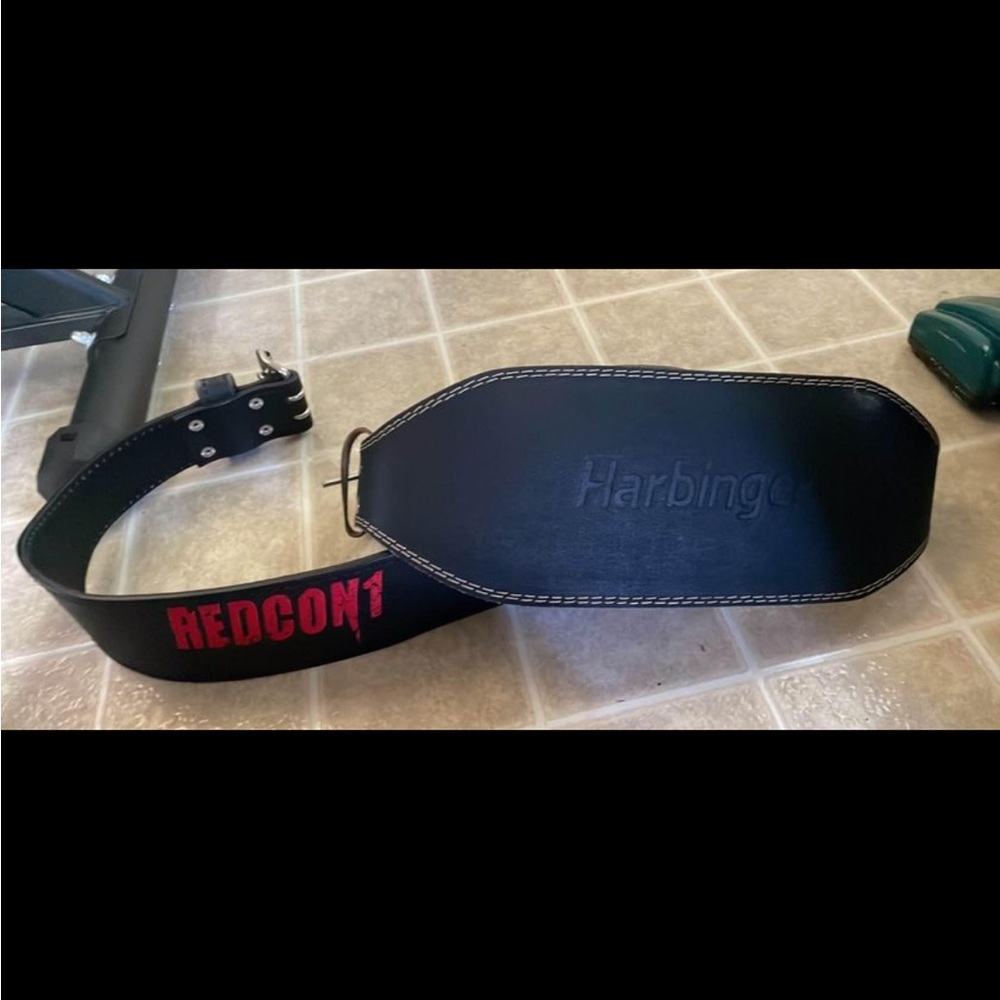 Two lifting belts